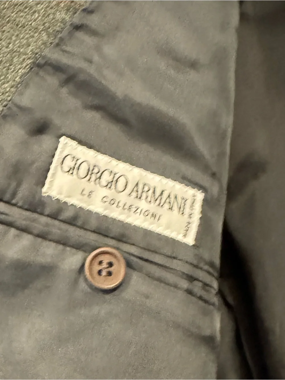 Giorgio Armani Windowpane Sport Coat - Tailored Blazer